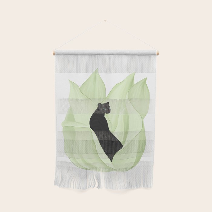 Black Panther in Sansevieria Wall Hanging Gallery Image 1
