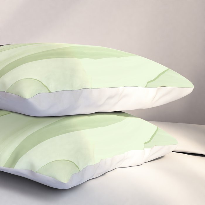 Black Panther in Sansevieria Pillow Sham Gallery Image 3