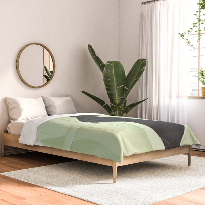 Black Panther in Sansevieria Comforter Gallery Image 2
