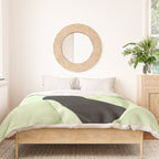 Black Panther in Sansevieria Duvet Cover Gallery Image 3