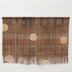 Boho sun Island style wood inlay art  Wall Hanging Gallery Image 1