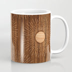 Boho sun Island style wood inlay art  Coffee Mug Gallery Image 1