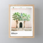 Marrakech Morocco coordinates poster | Pastel travel photography  Mini Art Print Gallery Image 1