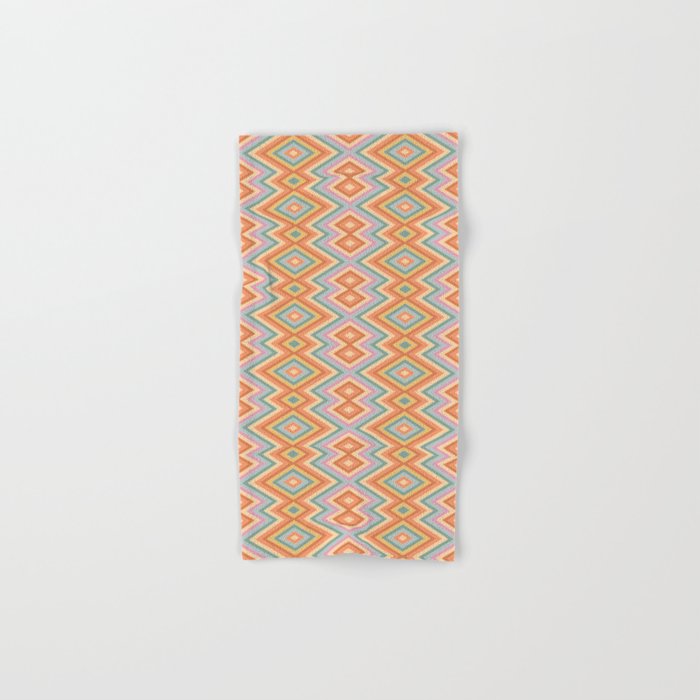 Boho Western Geometric Pattern VII Bath Towel Gallery Image 1