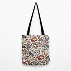 Moths of North America Pattern Tote Bag Gallery Image 2