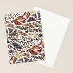 Moths of North America Pattern Stationery Card Gallery Image 2
