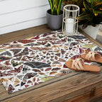 Moths of North America Pattern Outdoor Rug Gallery Image 2