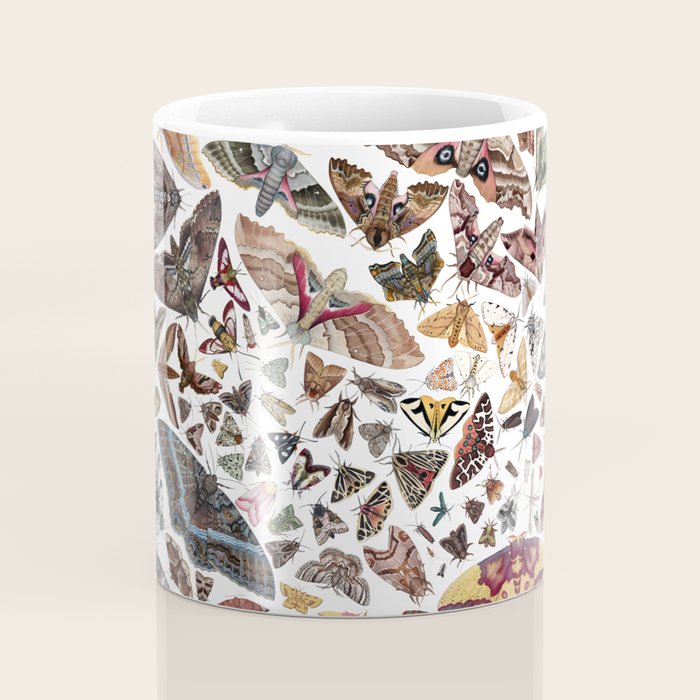 Moths of North America Pattern Coffee Mug Gallery Image 4
