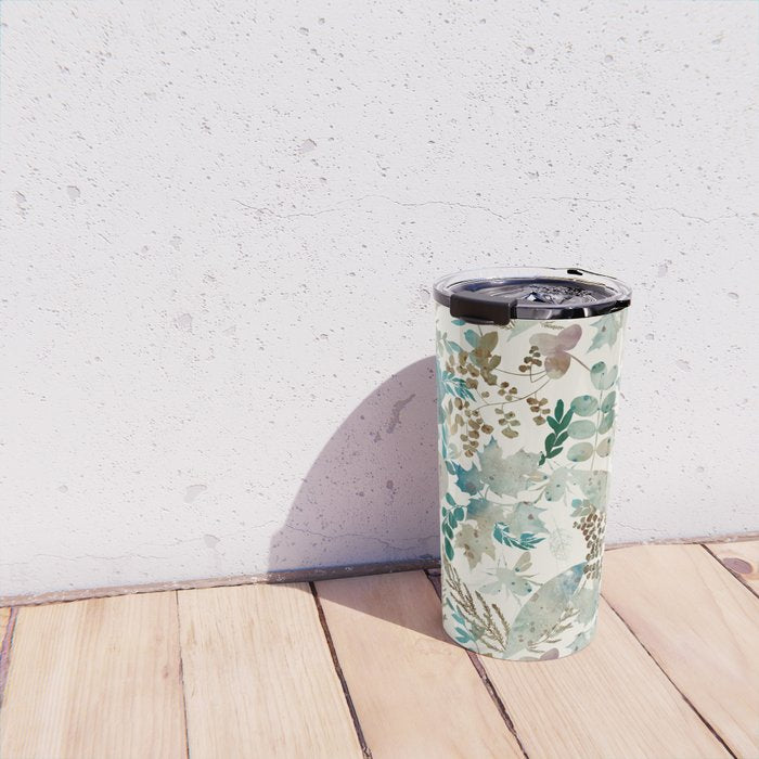 Autumn Botanical Bliss  Travel Mug Gallery Image 4