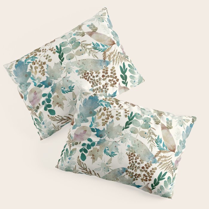 Autumn Botanical Bliss  Pillow Sham Gallery Image 3