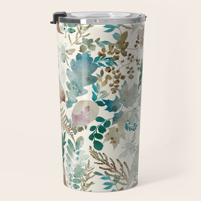 Autumn Botanical Bliss  Travel Mug Gallery Image 3