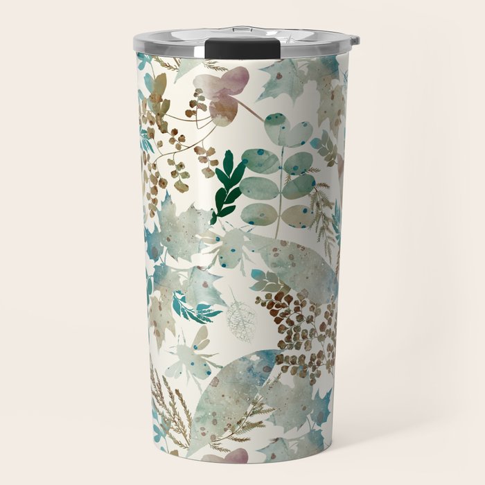 Autumn Botanical Bliss  Travel Mug Gallery Image 1