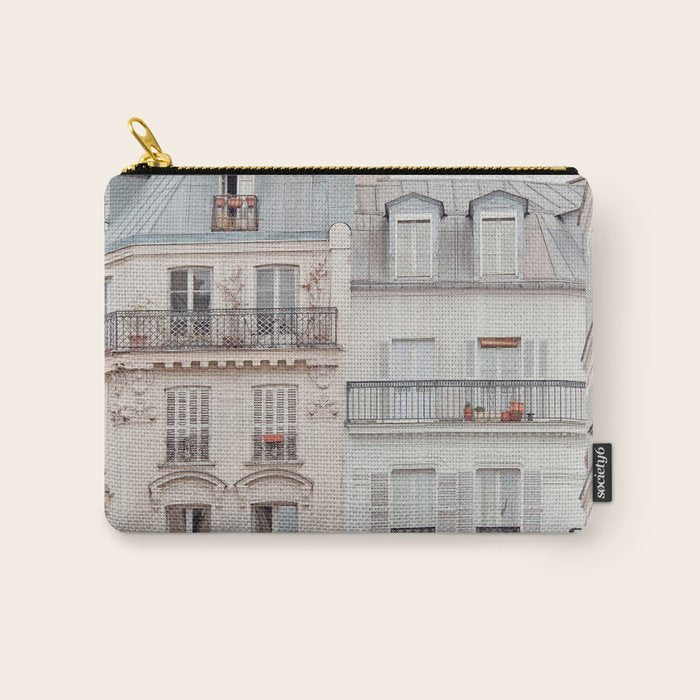 Bonjour Montmartre - Paris Architecture, Travel Photography Carry All Pouch Gallery Image 1