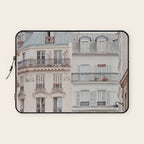 Bonjour Montmartre - Paris Architecture, Travel Photography Laptop Sleeve Gallery Image 1