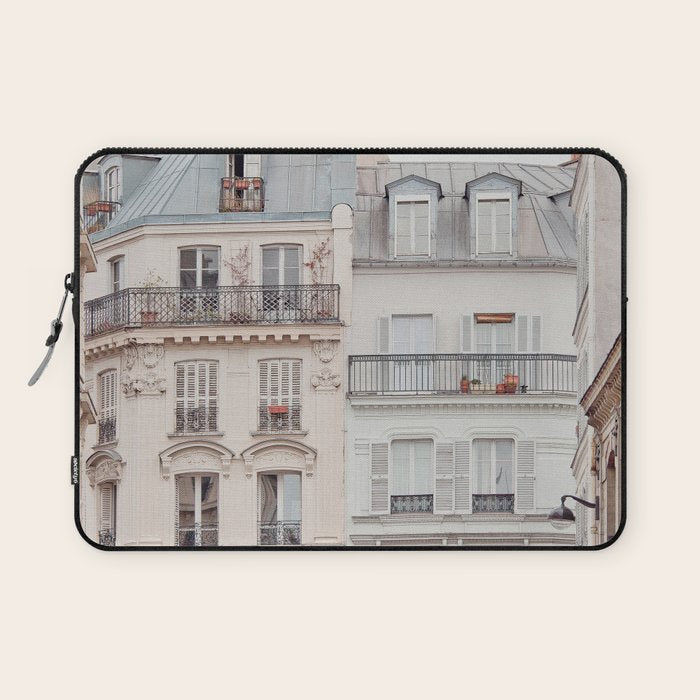 Bonjour Montmartre - Paris Architecture, Travel Photography Laptop Sleeve Gallery Image 1