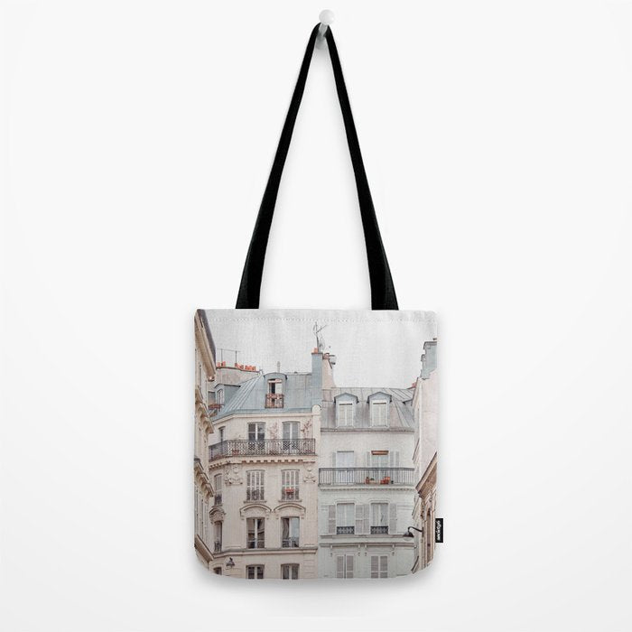 Bonjour Montmartre - Paris Architecture, Travel Photography Tote Bag Gallery Image 2
