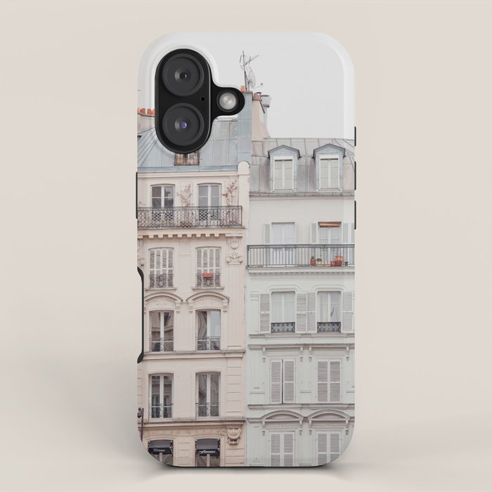 Bonjour Montmartre - Paris Architecture, Travel Photography iPhone Case Gallery Image 1