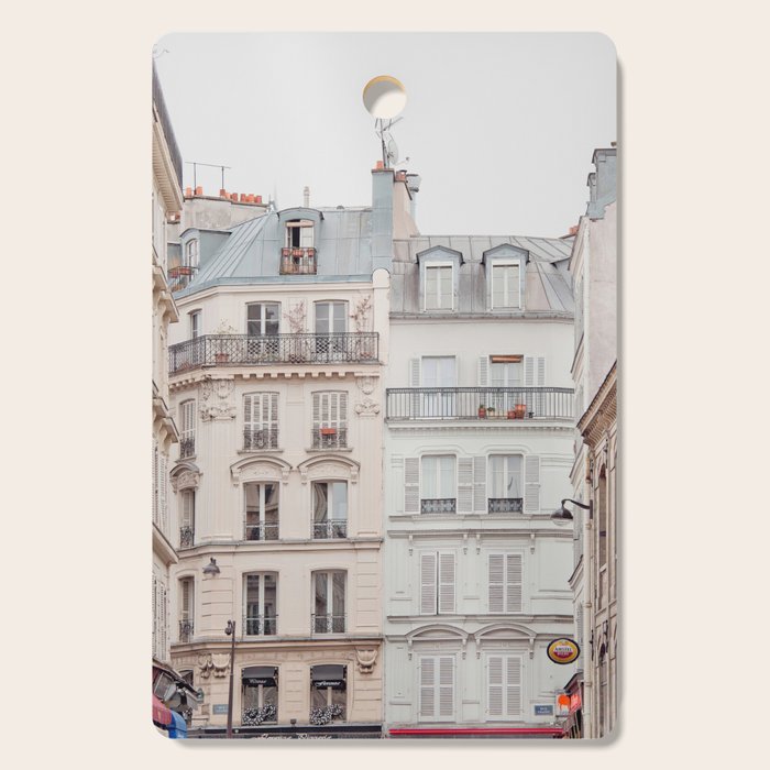 Bonjour Montmartre - Paris Architecture, Travel Photography Cutting Board Gallery Image 1
