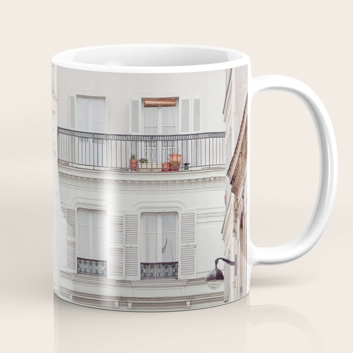 Bonjour Montmartre - Paris Architecture, Travel Photography Coffee Mug Gallery Image 1