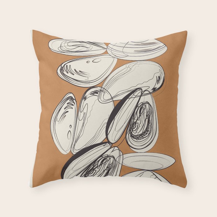 Mussels 1 Throw Pillow Gallery Image 6