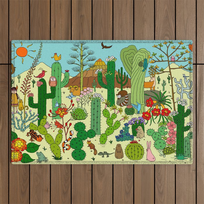 Arizona Desert Museum Outdoor Rug Gallery Image 1