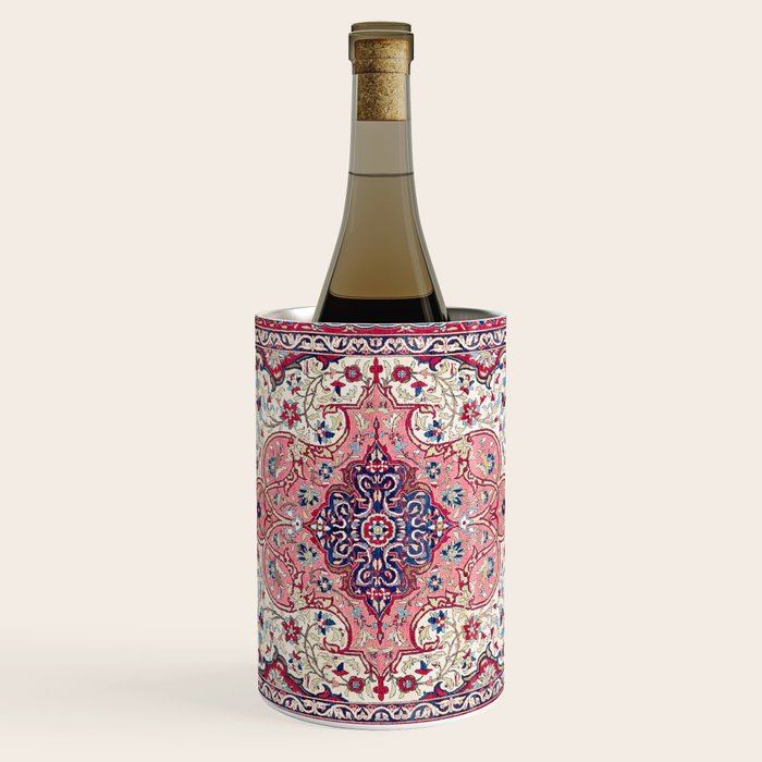 Bakhtiari West Central Persian Rug Print Wine Chiller Gallery Image 1