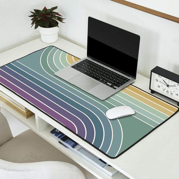 Gradient Curvature XI Desk Mat Gallery Image 2