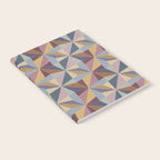 Kaleidoscope Tile Pattern II Cool Tone Pastel Notebook Gallery Image 2
