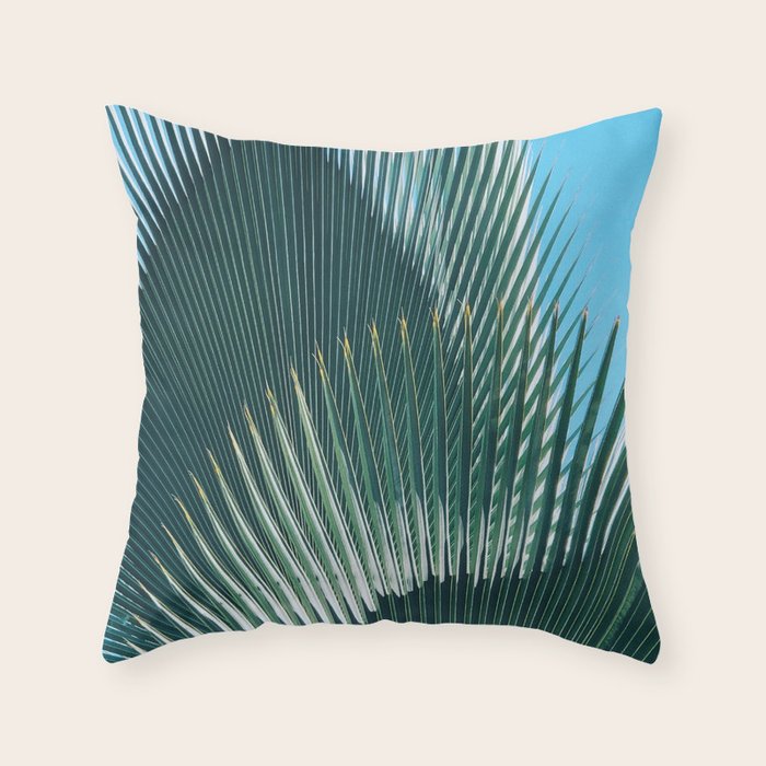 Cuban Palm Tree Throw Pillow Gallery Image 1