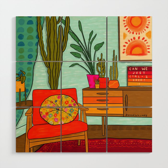 Ctrl + Z Wood Wall Art Gallery Image 1