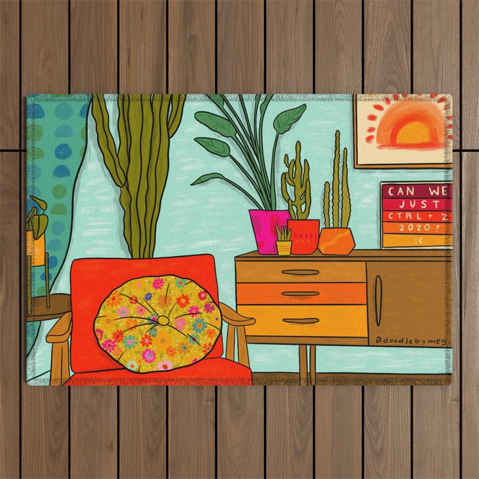 Ctrl + Z Outdoor Rug Gallery Image 1