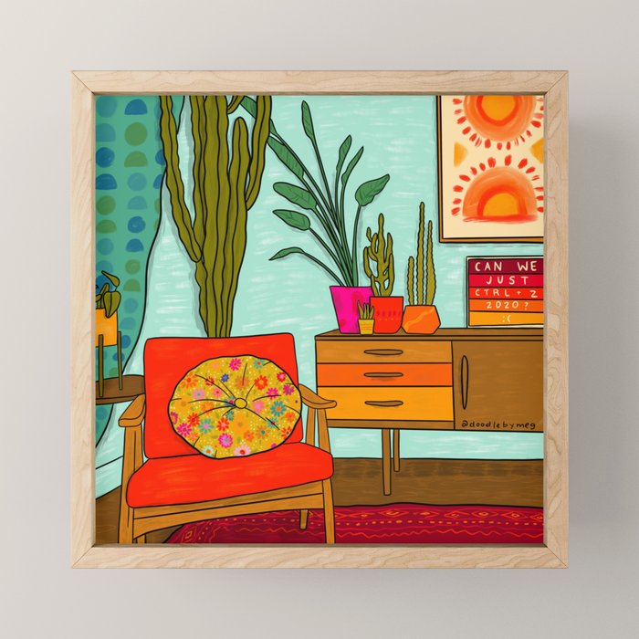 Ctrl + Z Mini Art Print Gallery Image 1