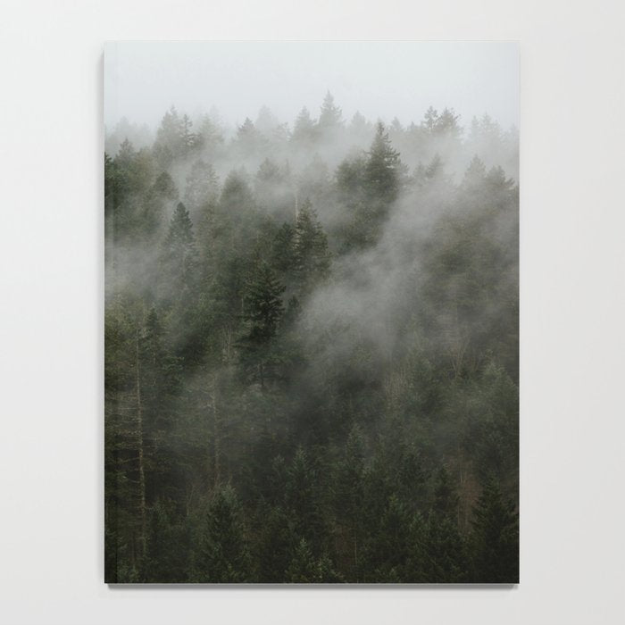 Pacific Northwest Foggy Forest Notebook Gallery Image 4