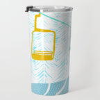 chairlift, winter blue Travel Mug Gallery Image 3