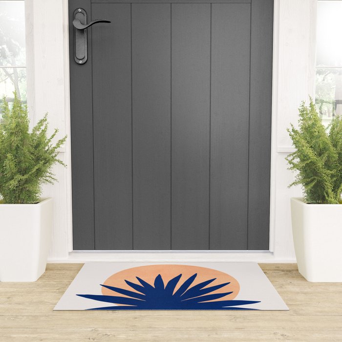 Islands in The Sun / Abstract Shapes Welcome Mat Gallery Image 3