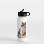 Tennis Cat Water Bottle Gallery Image 1