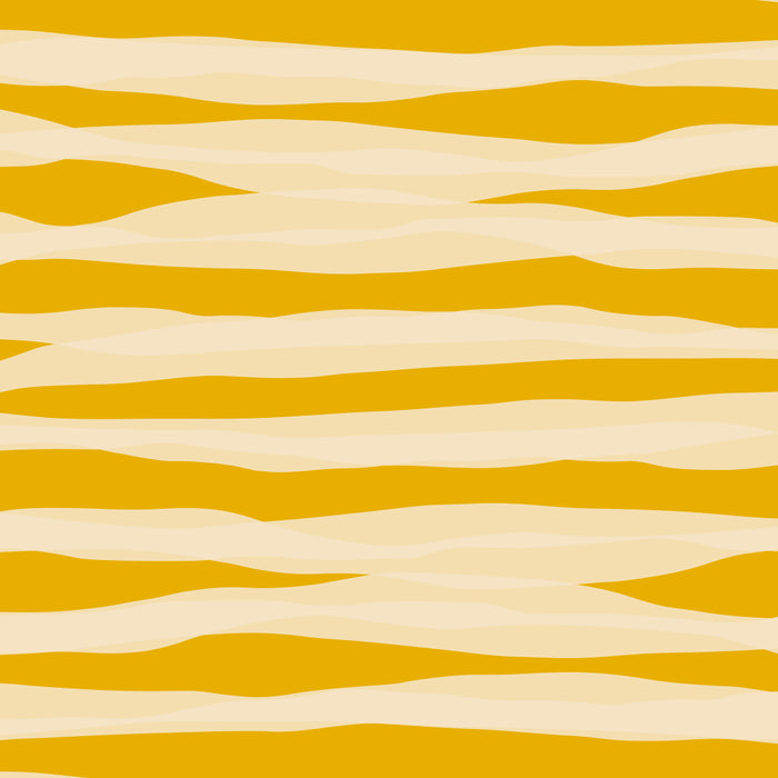 Abstract Organic Stripes Pattern in Mustard Yellow Coffee Mug Gallery Image 2