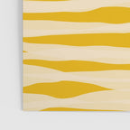 Abstract Organic Stripes Pattern in Mustard Yellow Poster Gallery Image 3