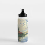 Sailboat Le-Petit-Gennevilliers Claude Monet Fine Art Water Bottle Gallery Image 3