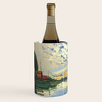 Sailboat Le-Petit-Gennevilliers Claude Monet Fine Art Wine Chiller Gallery Image 2
