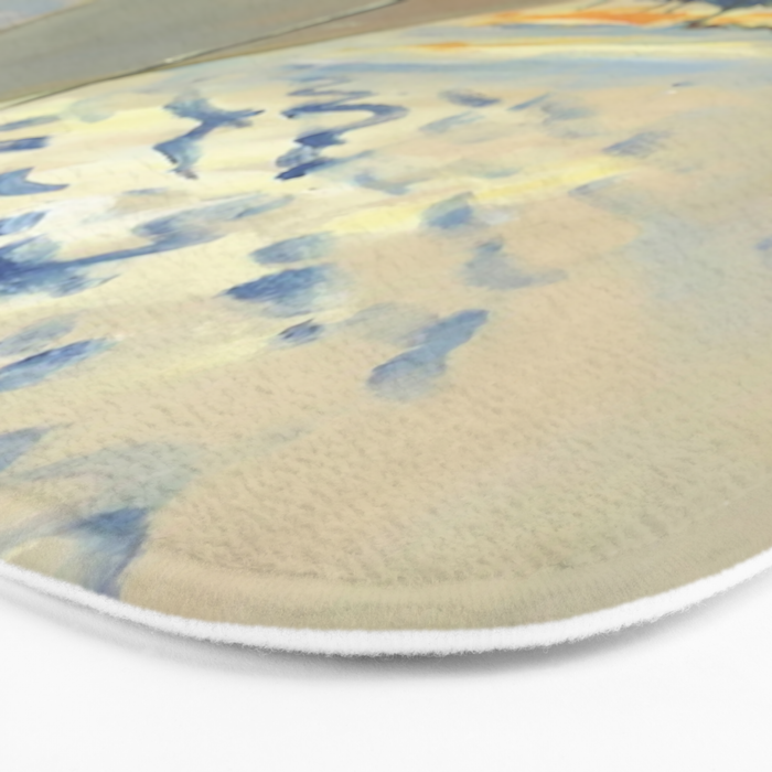 Sailboat Le-Petit-Gennevilliers Claude Monet Fine Art Bath Mat Gallery Image 3