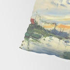 Sailboat Le-Petit-Gennevilliers Claude Monet Fine Art Pillow Sham Gallery Image 4