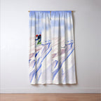 Powder Skiing Window Curtain Gallery Image 3