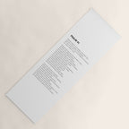 Psalm 91 Yoga Mat Gallery Image 1