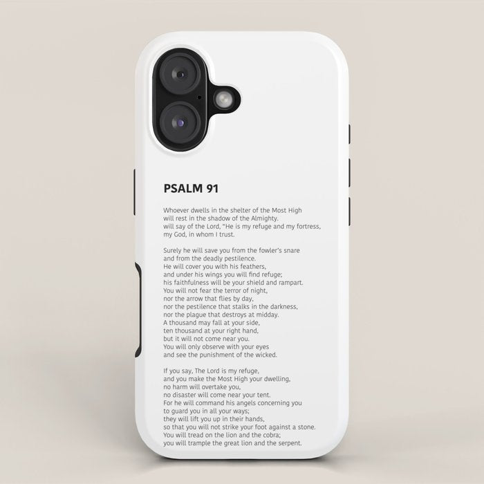 Psalm 91 iPhone Case Gallery Image 1