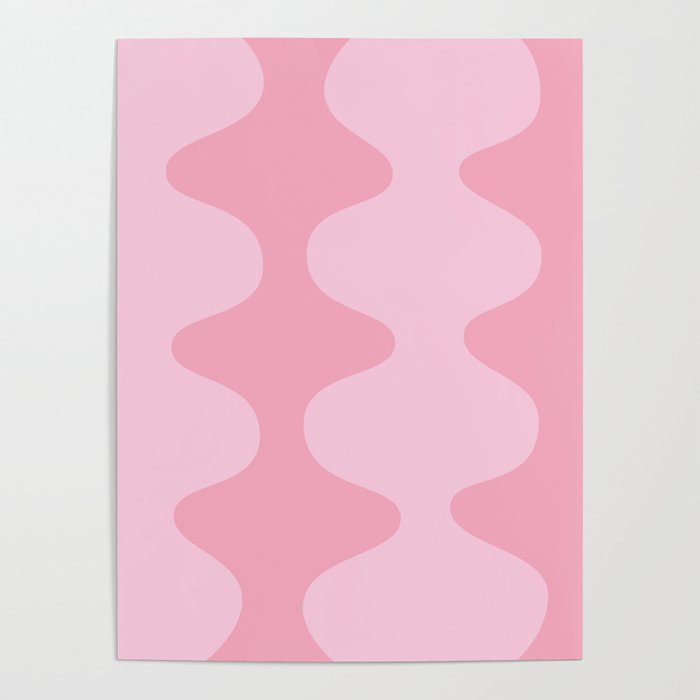 Retro Abstract Pink Poster Gallery Image 4