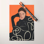 Thinking of a moment 2 Wrapping Paper Gallery Image 1