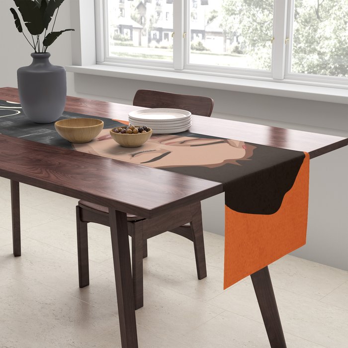 Thinking of a moment 2 Table Runner Gallery Image 2