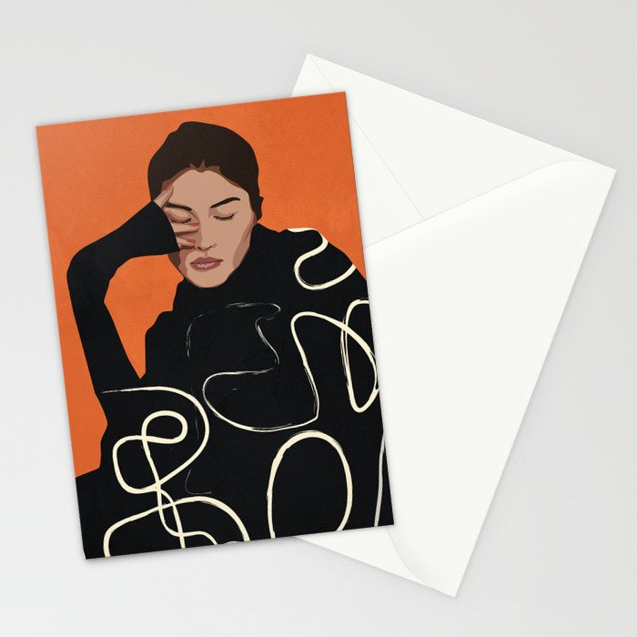 Thinking of a moment 2 Stationery Card Gallery Image 2