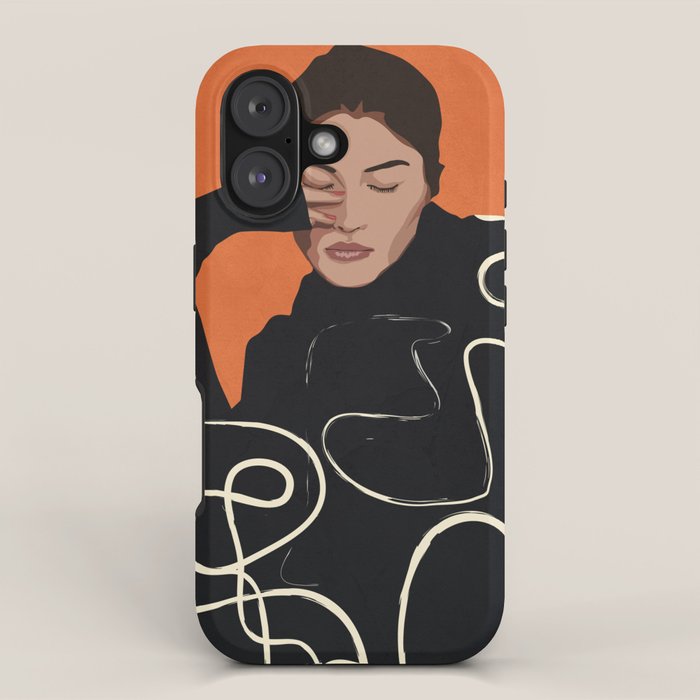 Thinking of a moment 2 iPhone Case Gallery Image 1
